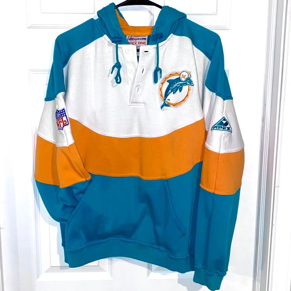 Vintage 90s Apex One Miami Dolphins Sweatshirt - Picture 2 of 8